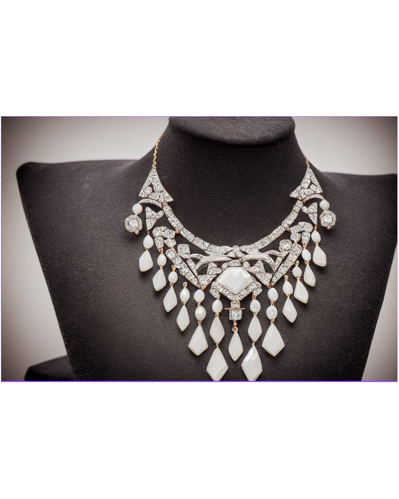 Collier en argent - Parure mariage